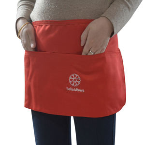 Delantal de Chef sin Mangas Personalizado de Fábrica DSX - Delantal de Cintura de Poliéster y Algodón de Gran Venta - Product Image 4