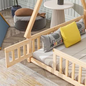 Letti Montessori Moderni di Alta Qualità a Basso Costo Letti per Bambini Mobili in Legno Massello Letti a Terra per Bambini Arredamento per Bambini - Product Image 4