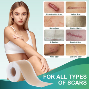 Toppa cicatrice in Silicone personalizzabile clinicamente provata guarigione con confezione elegante-perfetta per regali e uso personale - Product Image 1