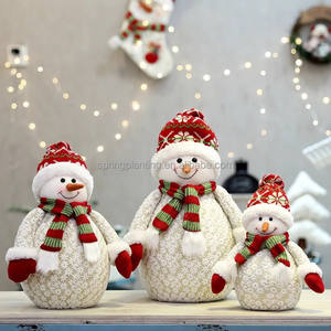 PLANTA DE PRIMAVERA Muñeco de nieve de gran tamaño y muñeco de Papá Noel Figuritas Decoraciones navideñas - Product Image 4
