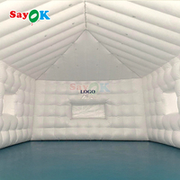 Tente gonflable de chapiteau de cube d'air de bâche imperméable portative de PVC de Sayok pour la fête extérieure d'événement