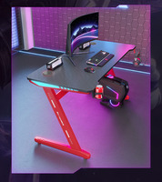 Table de jeu e-sport en forme de Z de haute qualité, pour Console Gamer, Pc portable, bureau de jeu, Offre Spéciale