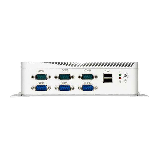 Mini Thin Client PC J1900 Processor DDR4 RAM 6COM Industrial Control Fanless Design 2 Intel I211 RJ45 LAN US/EU Plug New Product