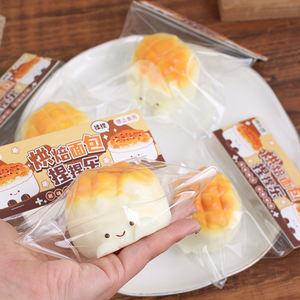 ของเล่นบีบโฟมน่ารักสไตล์คาวาอิ รูปขนมปัง บีบสนุก คืนรูปช้า บรรเทาความเครียด ของเล่นป๊อปคอร์นสำหรับเด็ก - Product Image 5