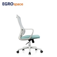 EGROspace Chaise de bureau moderne en maille pour formation, réception et visiteurs, pour fournisseurs de matériel informatique et fabricants de mobilier
