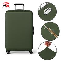 Housse de protection personnalisable pour valise, en tissu souple réutilisable, idéale pour les voyages