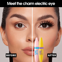 Mascara waterproof longue tenue, effet volume et recourbant, anti-bavures, pour maquillage des yeux, vente en gros, marque privée