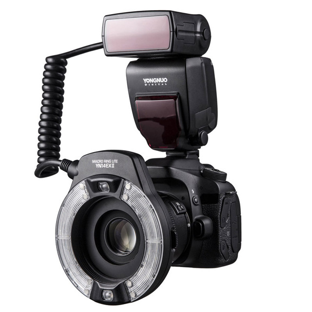 Yongnuo Yn14Exii Ring Macro Flash Light for Sony/Canon for Oral Cavity Teeth & Insects Jewelry Photography Camera Flash