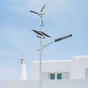Éolienne hybride à haute luminosité, à économie d'énergie, étanche IP65, pour l'extérieur, avec lampadaire solaire - Product Image 6