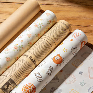 Papel Antigrasa de Doble Cara de 550/620/670/1020 mm de Ancho, 35-50 g/m², Hojas/Rollos de Papel para Hornear Resistente al Aceite para Sándwiches y Alimentos - Product Image 1