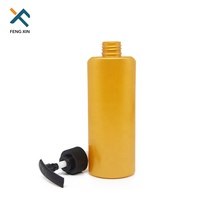 Bouteille de shampooing PET personnalisée vide 220ml conteneur de gel douche en plastique avec pulvérisateur à pompe pour emballage de soins de la peau
