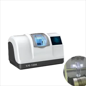 Equipamento de laboratório óptico para lentes automáticas, instrumento de lentes sem padrão 3D SJG-1000, instrumento óptico com polimento em V