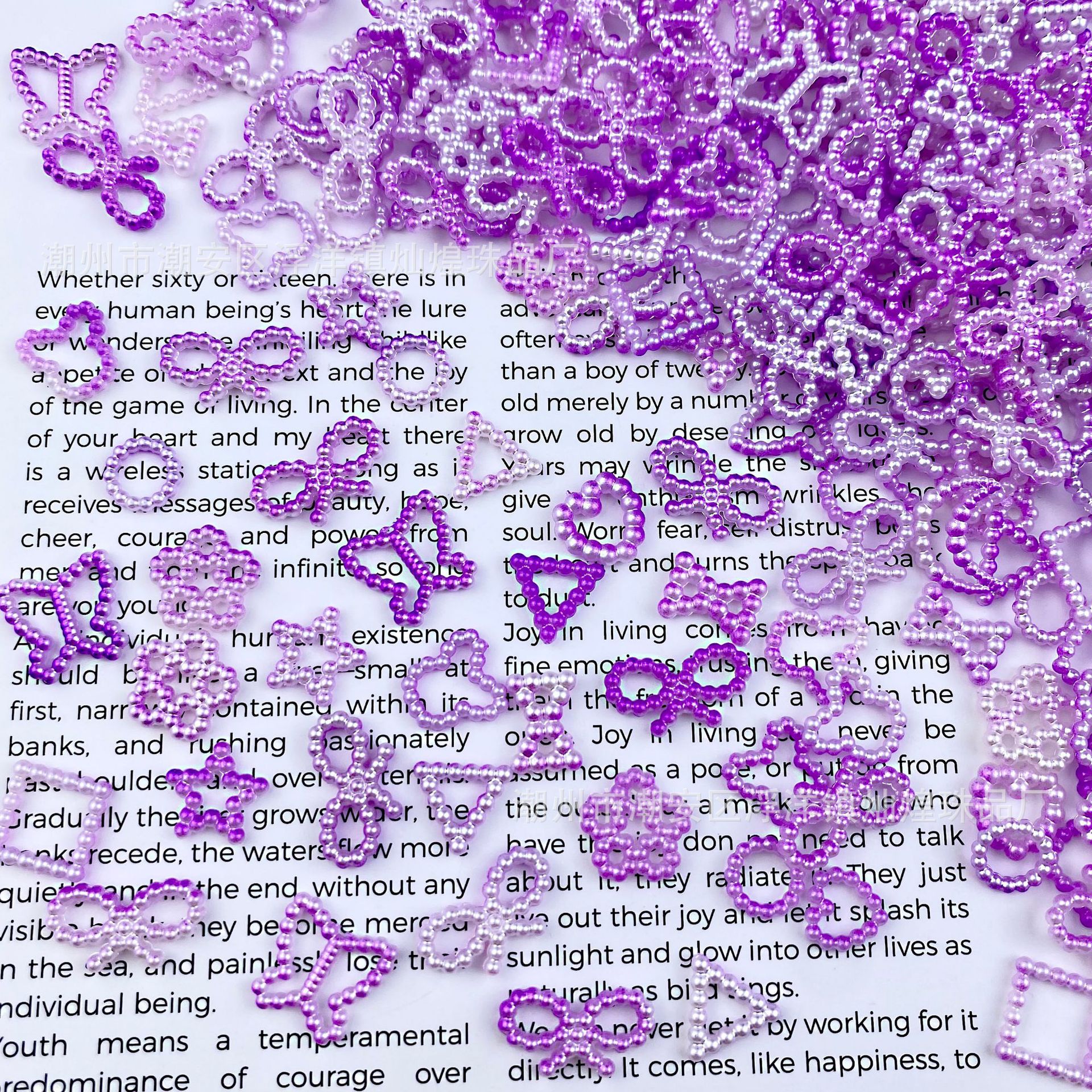 Style mixte violet dégradé