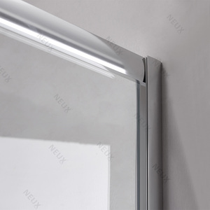 Salle <span class=keywords><strong>de</strong></span> <span class=keywords><strong>douche</strong></span> d'angle avec cadre Porte coulissante en verre trempé Plateau Aspect droit <span class=keywords><strong>Cabine</strong></span> <span class=keywords><strong>de</strong></span> salle <span class=keywords><strong>de</strong></span> bain élégante - Product Image 4