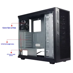 Placa base de doble vía, soporte para 360 refrigeración por agua, estación de trabajo de Torre completa, chasis, caja de Juegos de ordenador óptica múltiple, 2 unidades - Product Image 3