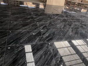 Médaillon en marbre bleu de Florence sculpté à la main de style européen Caractéristique étanche Grande dalle de pierre pour la décoration de sol de villa - Product Image 3