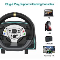 Simulateur de voiture Sim, 270 pédales, changement de vitesse à palette, volant de jeu, prix d'usine, vente en gros
