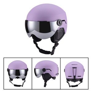 CE EN1077 OEM In Mold <span class=keywords><strong>Casco</strong></span> de protección para la cabeza de invierno Esquí Snowboard <span class=keywords><strong>Casco</strong></span> para adultos con gafas - Product Image 6