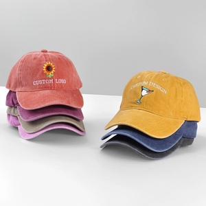 Gorras de Béisbol Personalizadas con Logotipo Bordado, de Alta Calidad, al por Mayor, Estilo Deportivo, Lavadas, de 6 Paneles, 100% Algodón, para Hombre - Product Image 5