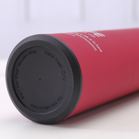 Thermos doux au toucher avec infuseur, flacon à thé isolé à Double paroi en acier inoxydable, bouteille d'eau personnalisée, flacon à thé, 15oz/450ml