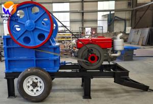 תחנת ריסוק ניידת קלה להזזה, מגרסת לסת ניידת לשימוש באזורים רחבים, מגרסת אבן ביתית למפעל ייצור, למכירה - Product Image 5