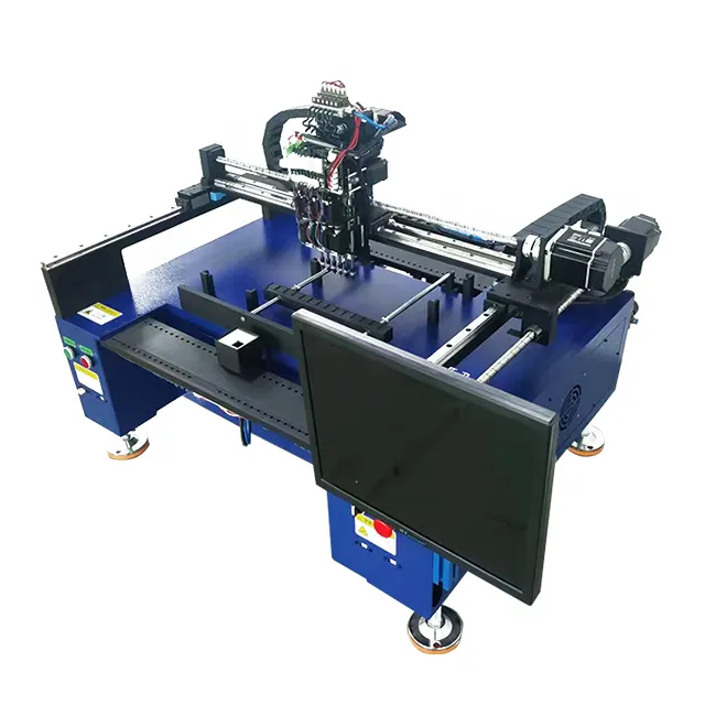 Pcb component pick-and-place device for electronic mounter of LED production line