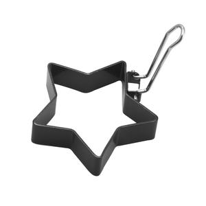 गर्म बिक्री 4 pcs/सेट पर्यावरण के अनुकूल धातु और सिलिकॉन ब्रश तले हुए अंडे के पैनकेक छल्ले गैर स्टिक राउंड खाना पकाने के अंडे की अंगूठी सेट - Product Image 6