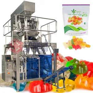 YB-210 Multifunctionele Stand-Up Rits Zakje Gummy Bears Voorgemaakte Zak Verpakking Machine Snoep Verpakkingsmachine