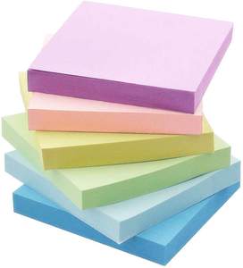 Hot Sale Sticky Note Pad Customized Inches Different Colors Sticky Notes Decorative <b>Fancy</b> Custom Logo Print Sticky Note - Product Image 2