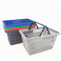 Panier en plastique léger avec poignées, 420*290*220mm, empilable, caisse en PP à vendre