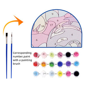 Pintura al Óleo Digital Xin Bowen sobre Lienzo de Algodón 100% de 280G, Pintura por Números con Marco, Manualidades, No Tóxico, 20x30 - Product Image 4
