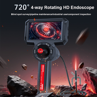 Boroscopio Articulado 720 con Monitor de 4.3 Pulgadas, Inspección Mecánica, Cámara HD de 200W Píxeles, Articulación con Joystick de 4 Direcciones, Modelo IP67
