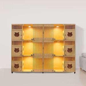 Große luxuriöse dreistufige <span class=keywords><strong>Cat</strong></span> Villa Pet <span class=keywords><strong>Cat</strong></span> Möbel - Product Image 3