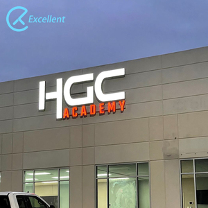 Kích thước lớn 3D LED chiếu sáng công ty Logo thư Đăng board điện quảng cáo khói cửa hàng kinh doanh kênh thư signage - Product Image 1