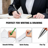 Nouvelle Promotion Stylos Bille Métalliques Abordables avec Impression Laser Personnalisée Logo de Marque Gravé Stylo Bille Cadeau en Aluminium