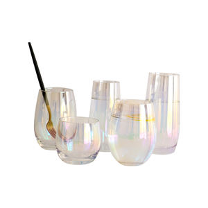 Offre Spéciale prix réduit machine souffler soda chaux assortiment gobelet verrerie ensemble en stock couleurs personnalisées design petit quantité minimale de commande - Product Image 6