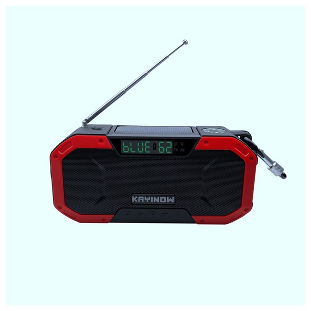 D580 Am Drm Radios Retro Portable BT Speaker Am Fm Solar Radio With Powerful Flashlight/power Bank/sos