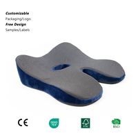 Nouvel arrivage : Coussin de siège ergonomique orthopédique haut de gamme pour conducteur, anti-acariens, anti-statique, amovible et lavable