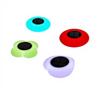 Lampe solaire d'extérieur pour pelouse, lumière d'<span class=keywords><strong>ambiance</strong></span> colorée flottante pour <span class=keywords><strong>piscine</strong></span>, petite veilleuse de cour à induction, étanche IP67, télécommande - Product Image 1