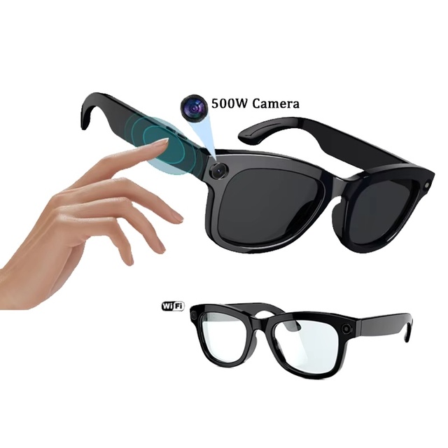 M01 Fashion Smart Sunglasses with 4K Camera Take Pictures Video 230mah ChatGPT  Phone Calls Music Smart AI Glasses
