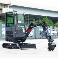 Mesin Excavator Mini XT20 Multifungsi Hidrolik dengan Aksesoris Auger Ripper Opsional untuk Pekerjaan Penggalian Pertanian