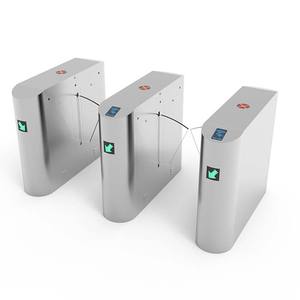 Fabrika üretim şirketi açık yaya bariyeri erişim kontrolü giriş hızlı akıllı kapısı turnike kanatlı geçiş kapısı - Product Image 4