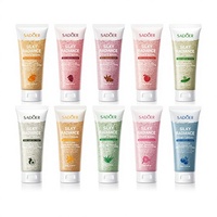 Série de Gommages Purifiants Visage à l'Aloe Vera, Acide Salicylique, Vitamine C et Amande pour une Peau Éclatante – Nettoyant Exfoliant pour le Visage