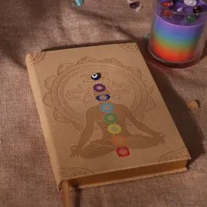 Crystal Seven Chakra Occult Manifestation journal Healing Help Goal Achievement Record Notebook