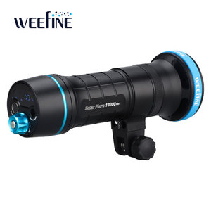 Weefine wf094 năng lượng mặt trời bùng 13000 <span class=keywords><strong>Pro</strong></span> có thể sạc lại LED Video Dive ánh sáng dưới nước thiết bị chiếu sáng Scuba ảnh ánh sáng - Product Image 4