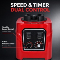 Mixeur Électrique Haute Performance Grande Vitesse 4 Litres 2500W 5 Vitesses Professionnel pour Smoothies, Robot Culinaire Domestique et de Camping-Car