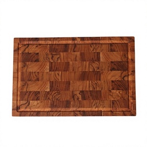 Planche à découper rectangulaire en bois massif, durable, fabriquée au Vietnam - Product Image 1
