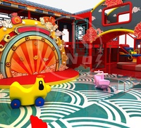 Vente en gros de jeux de rôle interactifs pour enfants, équipement de terrain de jeu intérieur pour tout-petits, jeux de rôle commerciaux personnalisés