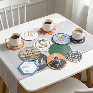 Sous-verres en papier absorbant personnalisés, sous-verres jetables pour toutes les occasions - Product Image 1