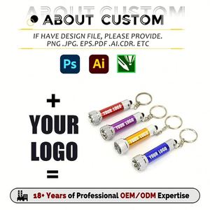 Linterna de Mano Promocional de 5 LED, Potente, de Aleación de Aluminio, Mini Linterna Electrónica, Llavero de Regalo con Logotipo Personalizado - Product Image 3